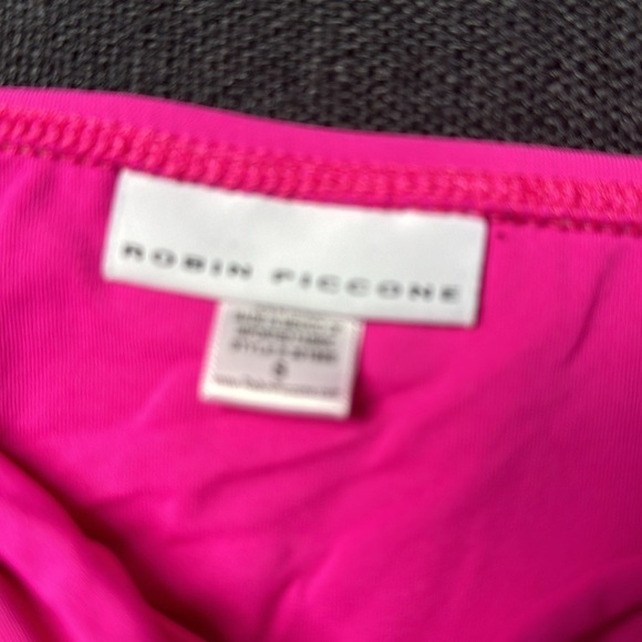 Bikini Bottom Hot Pink Small Robin Piccone Women's Olivia Knot Front Hipster - Picture 13 of 15